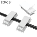 HG2613 20 cái kẹp cố định dây cáp dữ liệu để bàn
