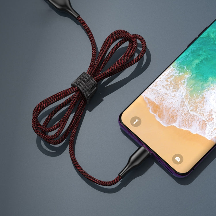 Cáp Dữ Liệu Dệt Hai Màu Polyester Hút Nam Châm Sạc + Truyền Dữ Liệu USB Sang Micro USB 3A REMAX RC-158m, Chiều Dài Cáp: 1m, Micro USB
