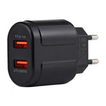 LZ-022 Bộ Sạc Du Lịch 5V 2.4A 2 Cổng USB, Phích Cắm EU
