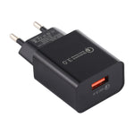LZ-706 Bộ Sạc Du Lịch 1 Cổng USB QC3.0, Phích Cắm EU