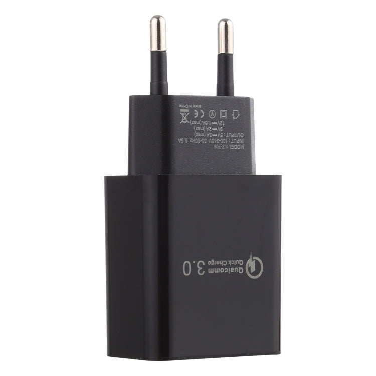 LZ-706 Bộ Sạc Du Lịch 1 Cổng USB QC3.0, Phích Cắm EU