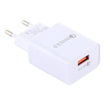 LZ-706 Bộ Sạc Du Lịch 1 Cổng USB QC3.0, Phích Cắm EU
