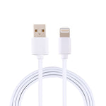 Cáp sạc nhựa tiêm giao diện USB đực 2A sang 8 Pin đực, chiều dài: 1.5m, 8 Pin