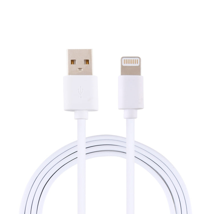 Cáp sạc nhựa tiêm giao diện USB đực 2A sang 8 Pin đực, chiều dài: 1.5m, 8 Pin