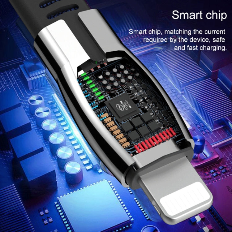 Cáp Sạc Đồng Bộ Dữ Liệu USB WK WDC-107i 1m 2.4A Hợp Kim Kẽm Thánh, Đầu 8 Pin