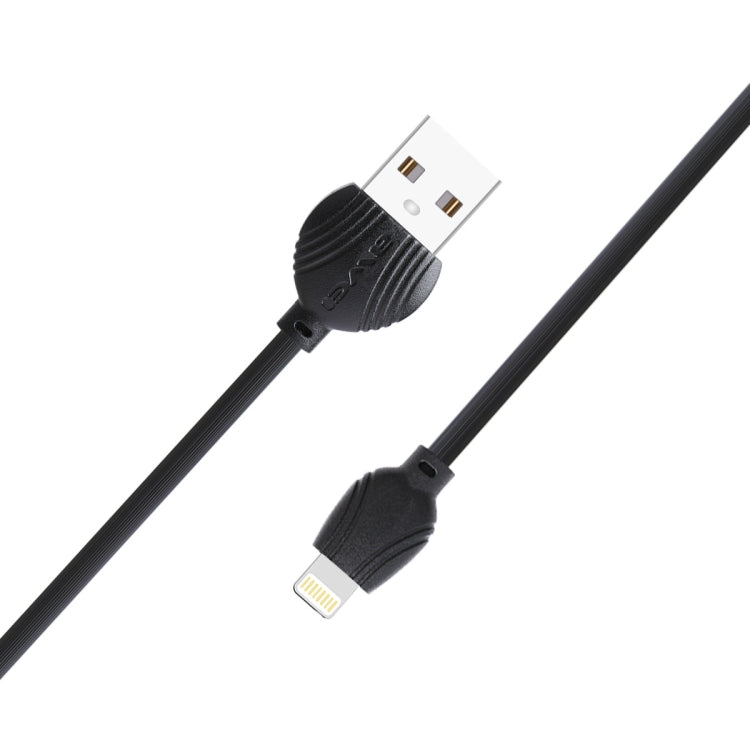 Cáp dữ liệu hợp kim nhôm sạc + truyền dữ liệu 2.5A 8 chân awei CL-63, chiều dài: 1m