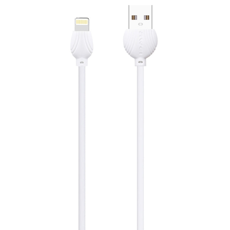 Cáp dữ liệu hợp kim nhôm sạc + truyền dữ liệu 2.5A 8 chân awei CL-63, chiều dài: 1m