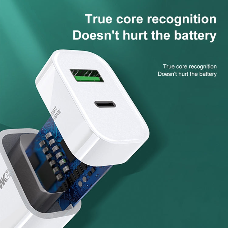 WK WP-U53 Bộ Sạc QC3.0 20W USB Type-C PD Maxspeed Sạc Nhanh