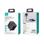 Sạc du lịch đa năng USAMS US-CC173 T55 12W, US-CC173 T55