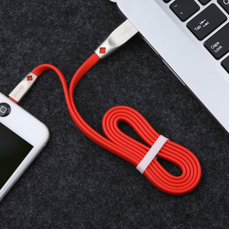 Cáp Sạc Nhanh Di Động AWEI CL-95 USB sang 8 Pin TPE + Hợp Kim Nhôm, 2A, Dài 1m