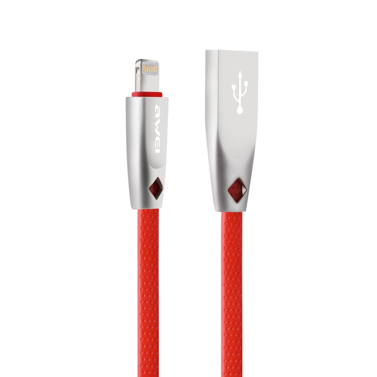 Cáp Sạc Nhanh Di Động AWEI CL-95 USB sang 8 Pin TPE + Hợp Kim Nhôm, 2A, Dài 1m