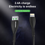 Cáp sạc USB sang 8 chân 1m 2.4A awei CL-115L