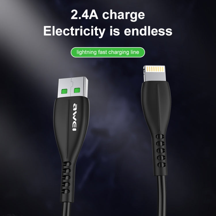 Cáp sạc USB sang 8 chân 1m 2.4A awei CL-115L