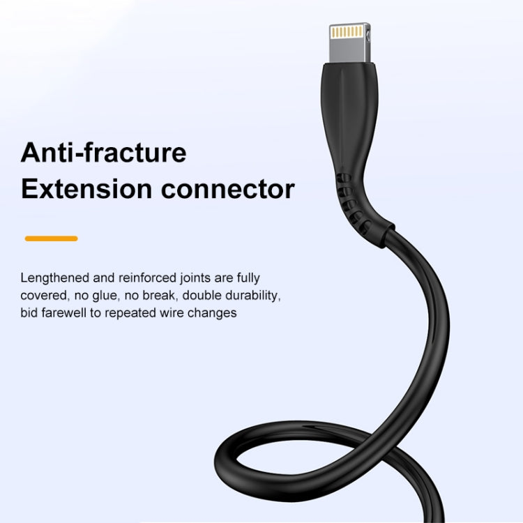 Cáp sạc USB sang 8 chân 1m 2.4A awei CL-115L