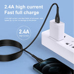 Cáp sạc USB sang 8 chân 1m 2.4A awei CL-115L