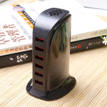 Đế sạc nhanh USB 6 cổng 30W 853L AC100-240V