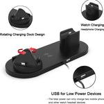 Sạc không dây HQ-UD15 nâng cấp 6 trong 1 cho iPhone, Apple Watch, AirPods và các điện thoại Android khác