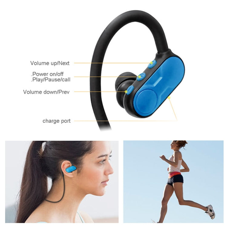 Tai nghe Bluetooth không dây siêu nhẹ BTH-Y9 có móc tai và mic V4.1