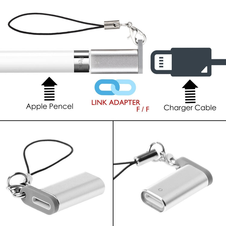 Adapter sạc Apple Pencil vỏ nhôm cho iPad Pro