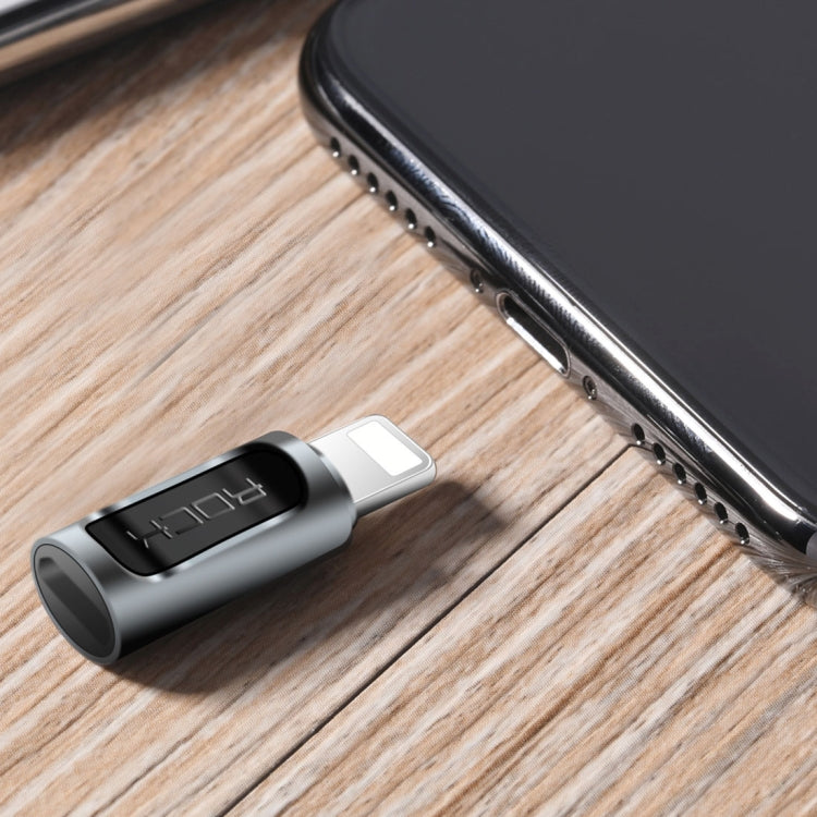 Bộ chuyển đổi tai nghe ROCK 2.1A di động USB-C/Type-C sang 8 Pin