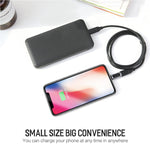 Bộ chuyển đổi tai nghe ROCK 2.1A di động USB-C/Type-C sang 8 Pin