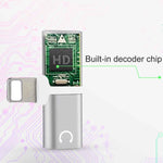 Bộ chuyển đổi tai nghe âm thanh 2 trong 1 8 Pin 5V 1A nghe gọi, IP8P3681B, IP8P3681S
