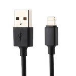 Bộ sạc USB nhận dạng thông minh 5V 2.1A cho iPhone kèm cáp sạc USB 1m sang 8 pin, phích cắm EU