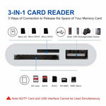 Bộ chuyển đổi đầu đọc camera NK-1081 8 Pin sang SD + TF + cổng USB