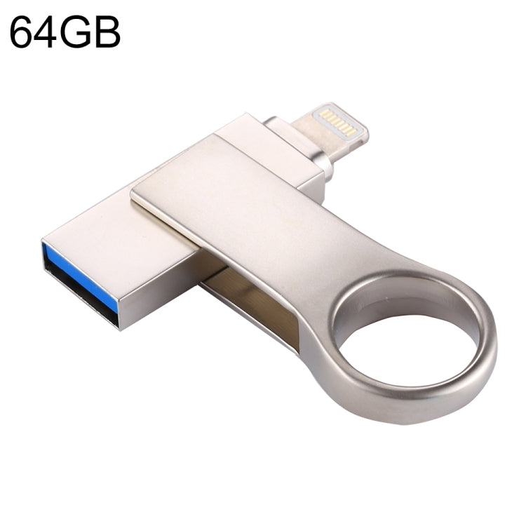 RQW-10D 2 trong 1 USB 2.0 & 8 Pin 64GB Ổ Flash, RQW-10D