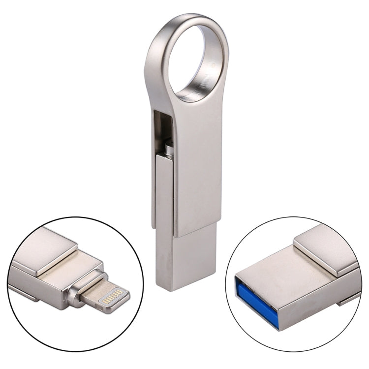 RQW-10D 2 trong 1 USB 2.0 & 8 Pin 64GB Ổ Flash, RQW-10D