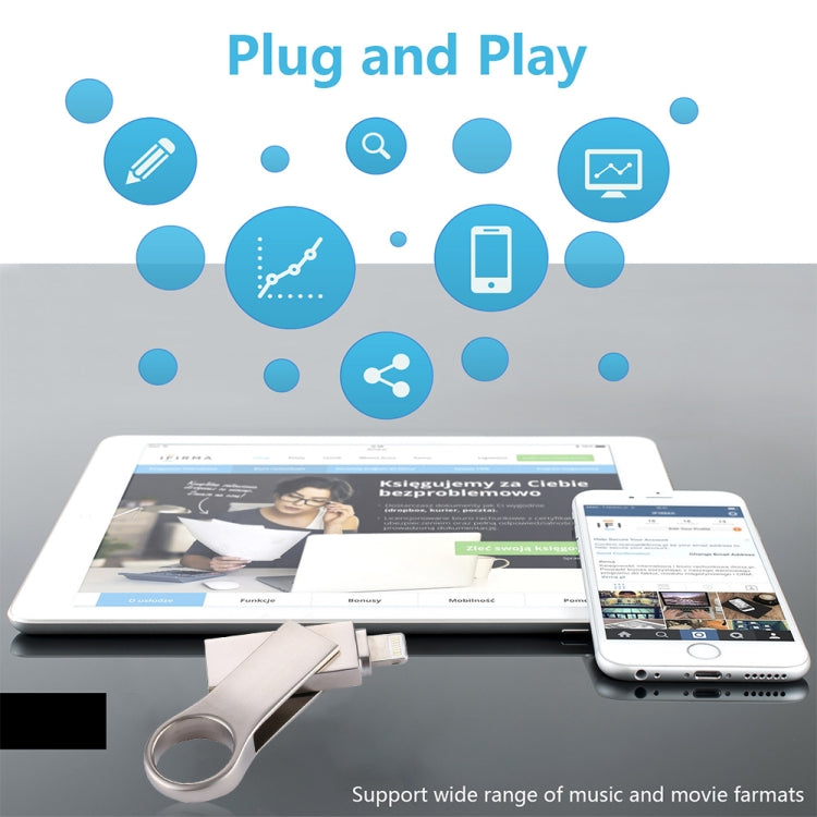 USB 2 trong 1 RQW-10D USB 2.0 & 8 Pin 16GB, RQW-10D
