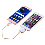 RQW-18S 8 Pin 128GB Ổ đĩa flash đa chức năng kèm cáp USB / Micro USB sang Micro USB, RQW-18S Vàng