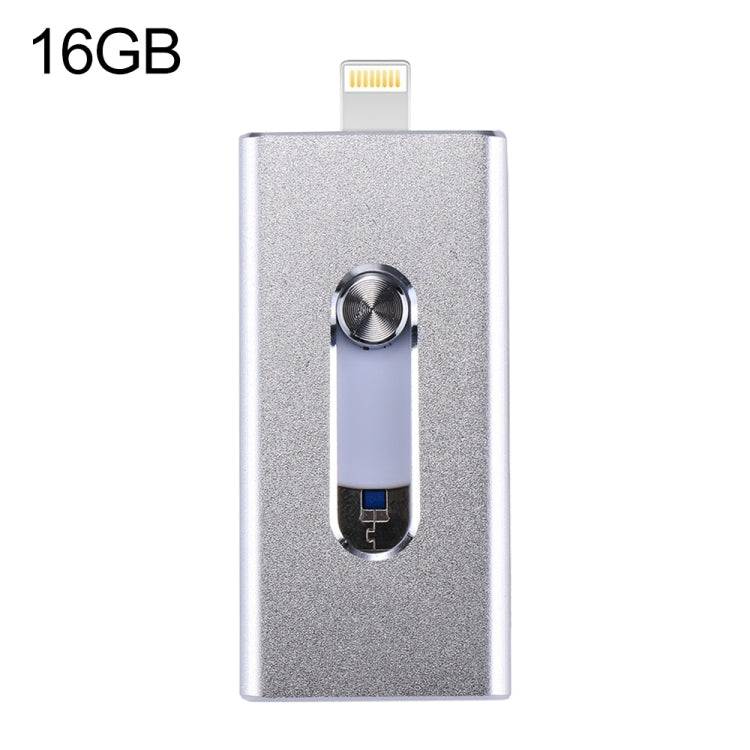 RQW-02 3 trong 1 USB 2.0 & 8 Pin & Micro USB 16GB Ổ Flash, RQW-02 Bạc, RQW-02 Đen, RQW-02 Vàng, RQW-02 Xanh dương, RQW-02 Đỏ