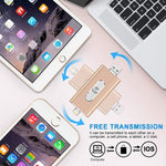 RQW-02 3 trong 1 USB 2.0 & 8 Pin & Micro USB 16GB Ổ Flash, RQW-02 Bạc, RQW-02 Đen, RQW-02 Vàng, RQW-02 Xanh dương, RQW-02 Đỏ