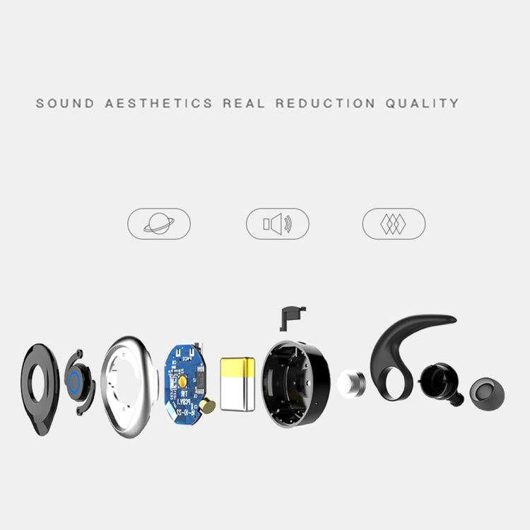 Tai Nghe Thể Thao AWEI T1 Chống Nước IPX4 Bluetooth V4.2 Stereo Không Dây, Hỗ Trợ TWS, T1