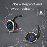 Tai Nghe Thể Thao AWEI T1 Chống Nước IPX4 Bluetooth V4.2 Stereo Không Dây, Hỗ Trợ TWS, T1
