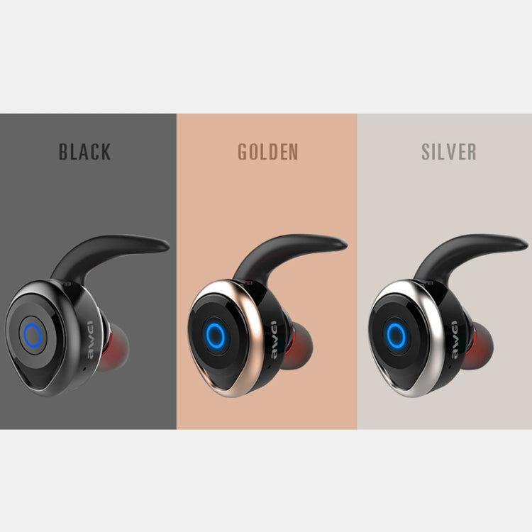 Tai Nghe Thể Thao AWEI T1 Chống Nước IPX4 Bluetooth V4.2 Stereo Không Dây, Hỗ Trợ TWS, T1