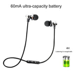 Tai nghe Bluetooth không dây nhét tai có nam châm XT11 V4.2, XT11 (Vàng), XT11 (Xanh), XT11 (Xỉn màu), XT11 (Bạc)