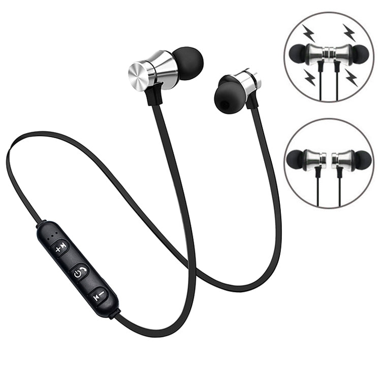 Tai nghe Bluetooth không dây nhét tai có nam châm XT11 V4.2, XT11 (Vàng), XT11 (Xanh), XT11 (Xỉn màu), XT11 (Bạc)
