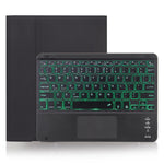 Ốp bàn phím Bluetooth có thể tháo rời X-11BCS vỏ da họa tiết trơn cho iPad Pro 11 inch 2020 / 2018, có bàn di chuột & khe cắm bút & đèn nền