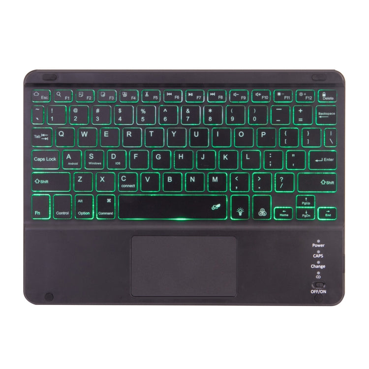 Ốp bàn phím Bluetooth có thể tháo rời X-11BCS vỏ da họa tiết trơn cho iPad Pro 11 inch 2020 / 2018, có bàn di chuột & khe cắm bút & đèn nền