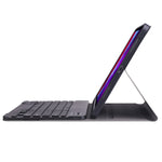 Bàn phím Bluetooth 3.0 ABS siêu mỏng A11B có thể tháo rời + Ốp da có giá đỡ & khe cắm bút cho iPad Pro 11 2022 / 2021 / Air 5 / Air 4, dành cho iPad Pro 11 2022 / 2021 / Air 5 / Air 4