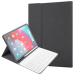 RK11 Bao da máy tính bảng bàn phím Bluetooth nhựa tháo rời kết cấu lụa cho iPad Pro 11 inch có ngăn đựng bút & chức năng giá đỡ