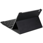 Bao da bàn phím Bluetooth có thể tháo rời + bao da lật ngang họa tiết chải có giá đỡ cho iPad Pro 11 inch (2018)