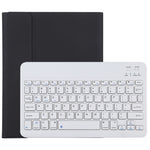 Bàn phím Bluetooth TG11B trắng có thể tháo rời + bao da vải microfiber cho iPad Pro 11 inch (2020), có khe và giá đỡ bút, bàn phím trắng