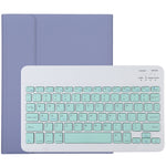 TG11B Bàn phím Bluetooth màu xanh tháo rời + Bao da máy tính bảng microfiber cho iPad Pro 11 inch (2020), có ngăn đựng bút & giá đỡ, bàn phím màu xanh