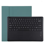 T129 Bao da máy tính bảng bàn phím Bluetooth màu đen tháo rời microfiber cho iPad Pro 12.9 inch (2020), có giá đỡ, bàn phím màu đen