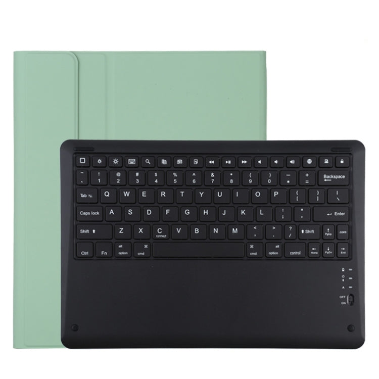 T129 Bao da máy tính bảng bàn phím Bluetooth màu đen tháo rời microfiber cho iPad Pro 12.9 inch (2020), có giá đỡ, bàn phím màu đen