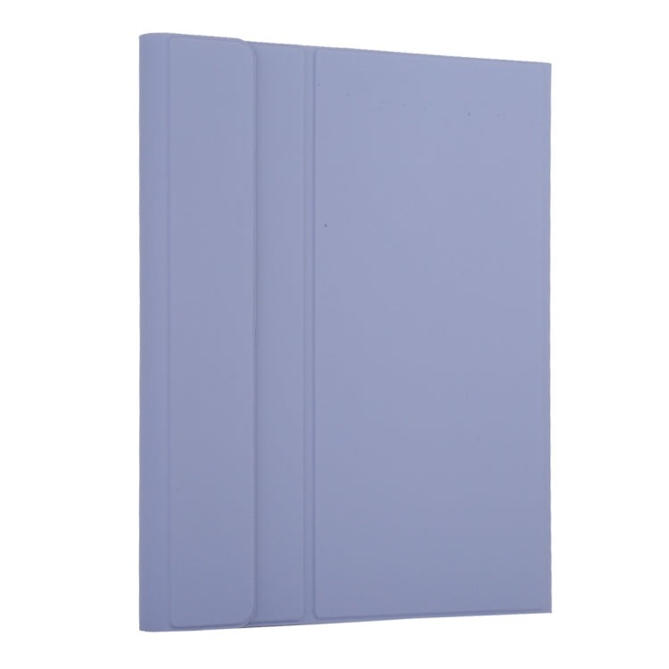 T129 Bao da máy tính bảng bàn phím Bluetooth màu đen tháo rời microfiber cho iPad Pro 12.9 inch (2020), có giá đỡ, bàn phím màu đen