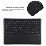 T129 Bao da máy tính bảng bàn phím Bluetooth màu đen tháo rời microfiber cho iPad Pro 12.9 inch (2020), có giá đỡ, bàn phím màu đen